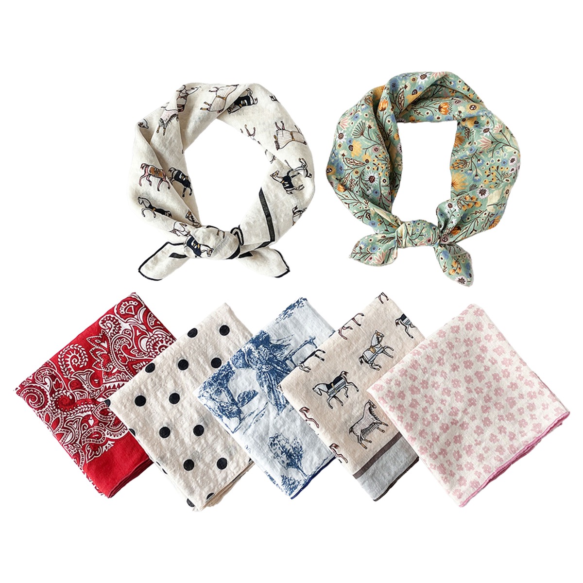 12-Momme Silk Woven Scarf 1