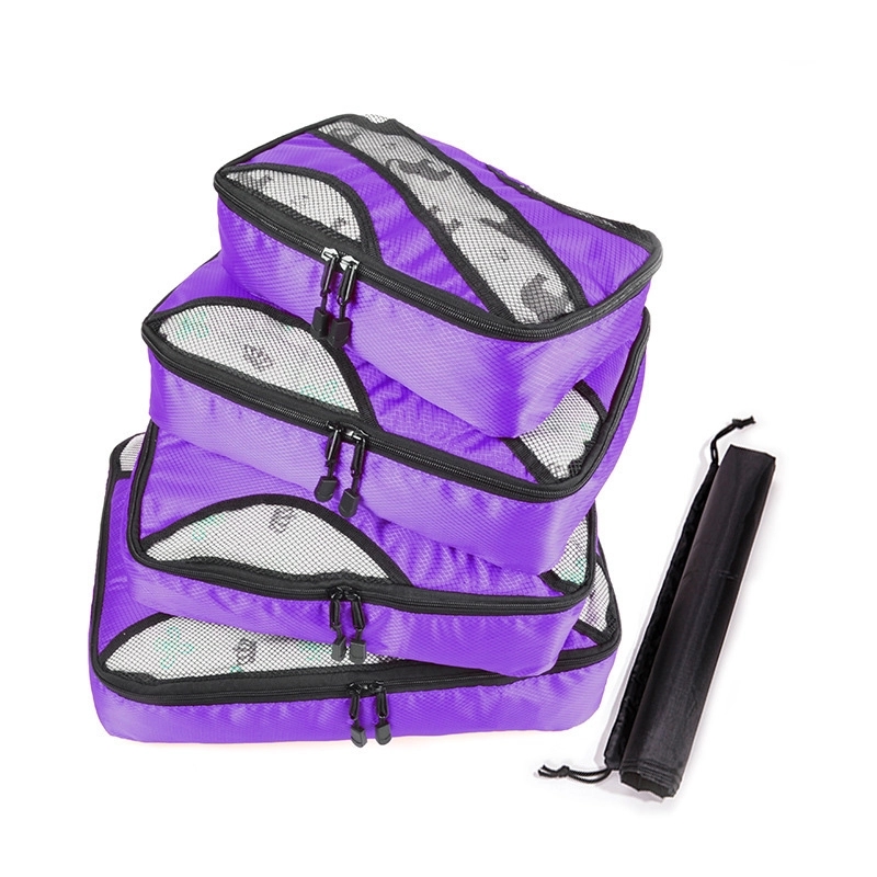 Custom 4 Set Durable Travel Luggage Packing Organizers 3