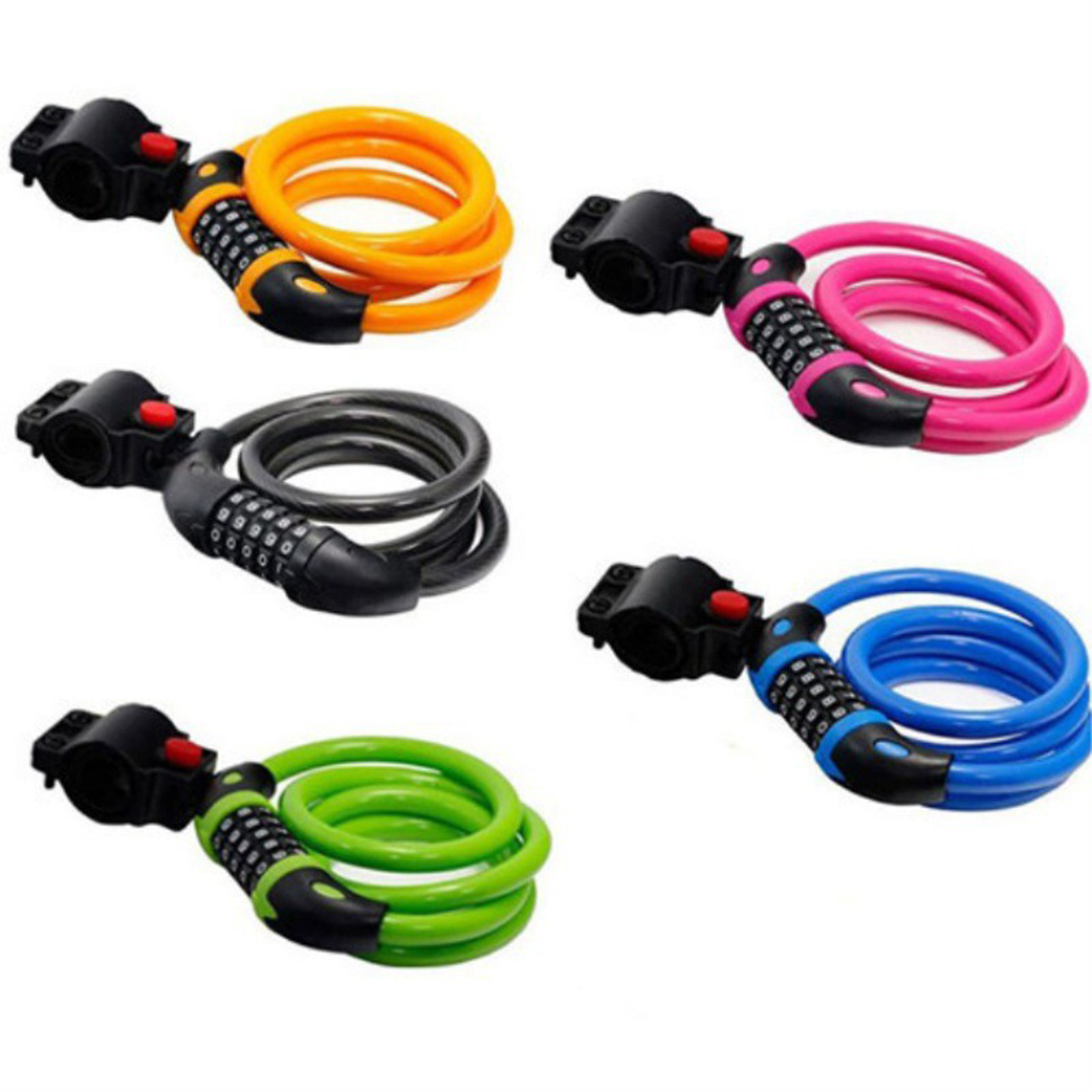 Bike 5-Digits Lock Cable 2