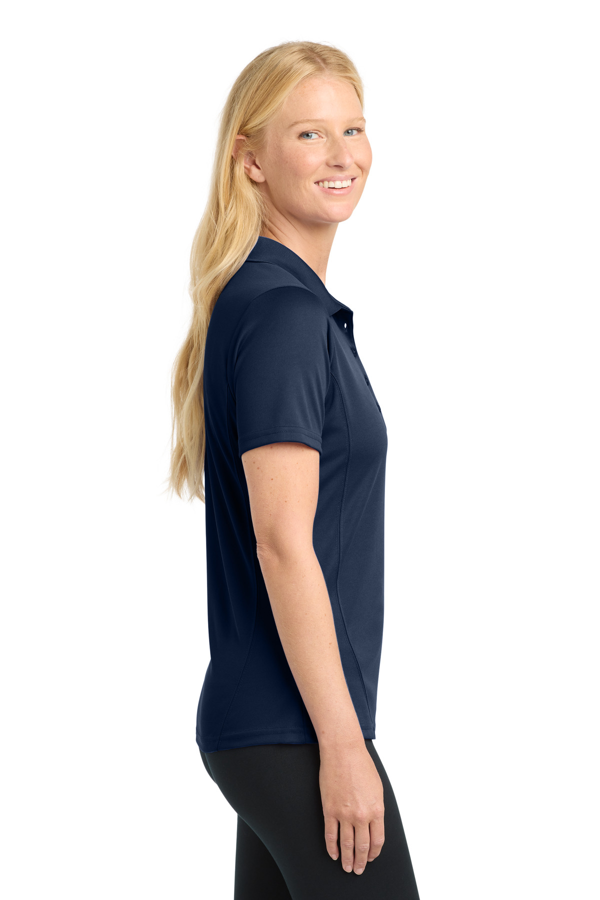 Sport-Tek Women's Dry Zone Raglan Accent Polo. L475 2