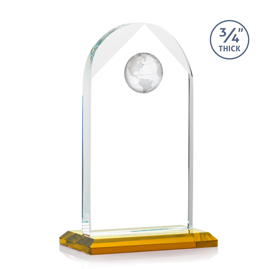 Blake Globe VividPrint™ Award - Amber 7
