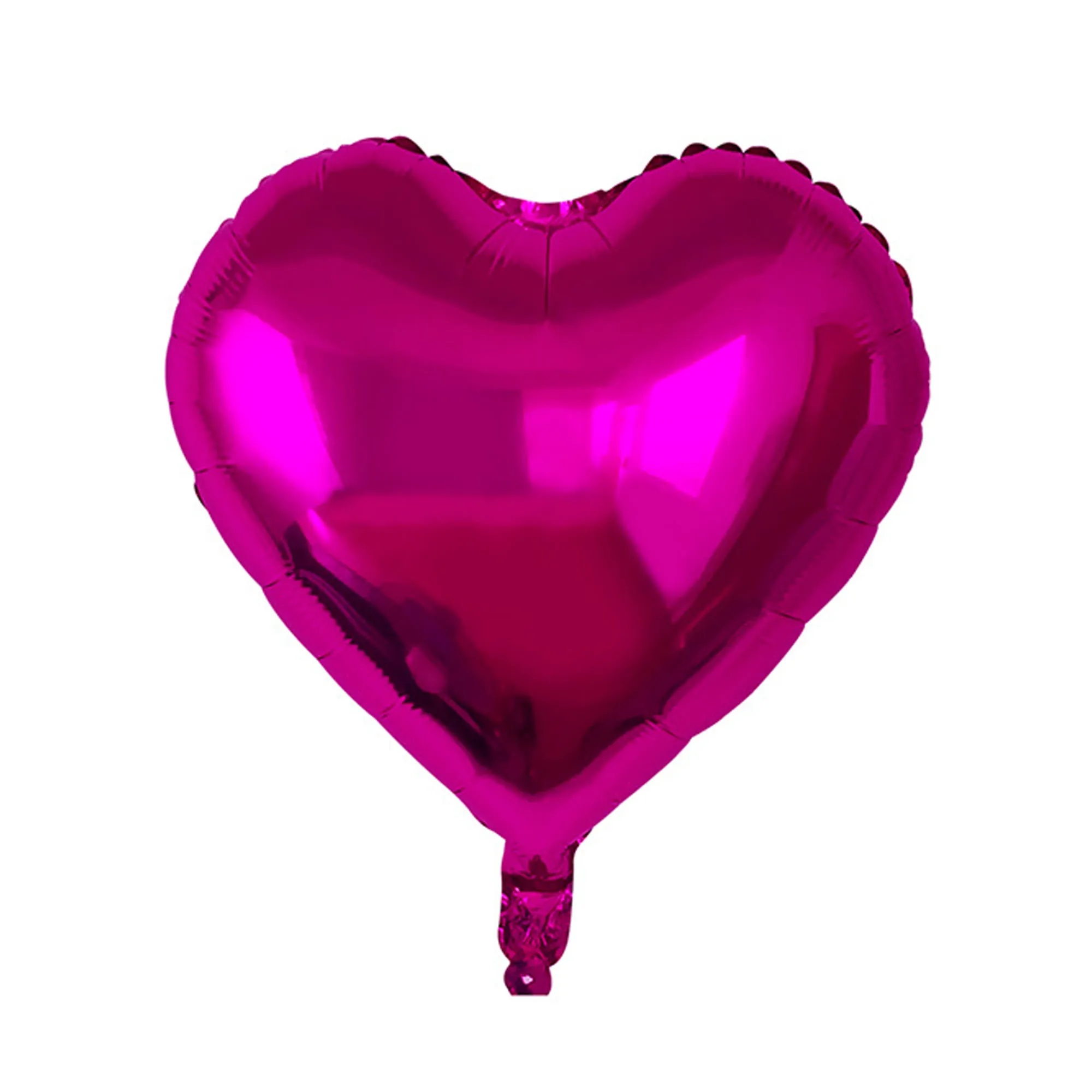 18 inch Heart shaped Aluminum Foil Balloons 7