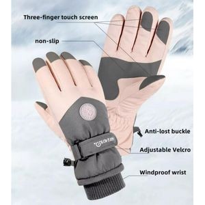 Couple Waterproof Touchscreen Ski Gloves 2