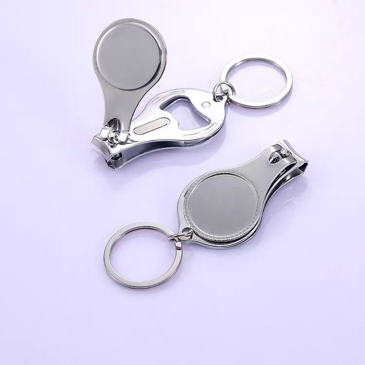 Nail Clippers Bottle Opener 2-in-1 Keychain 1