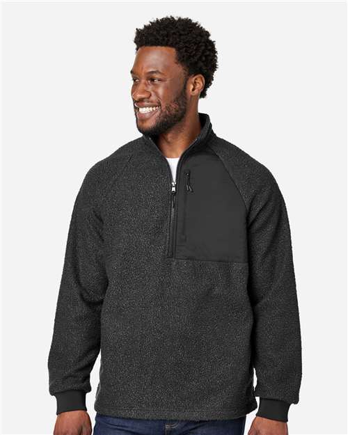 Men's Aura Sweater Fleece Quarter-Zip Pullover - NE713 7