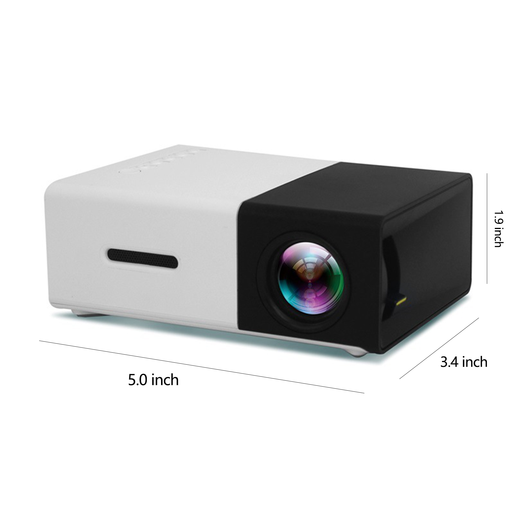 Mini Projector Portable 1080P LED Projector 3