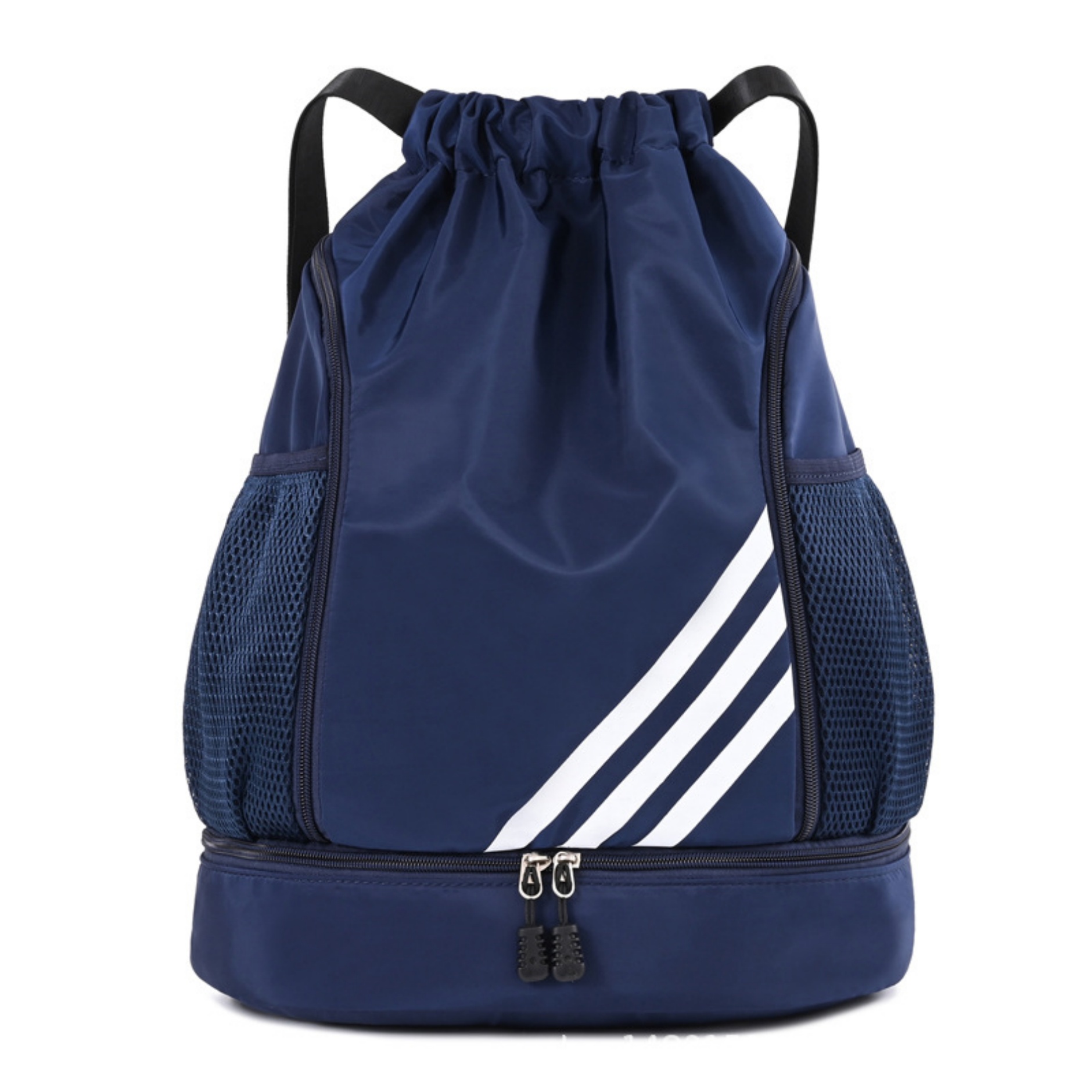 Sports Drawstring Backpack with Shoes Compartment 3
