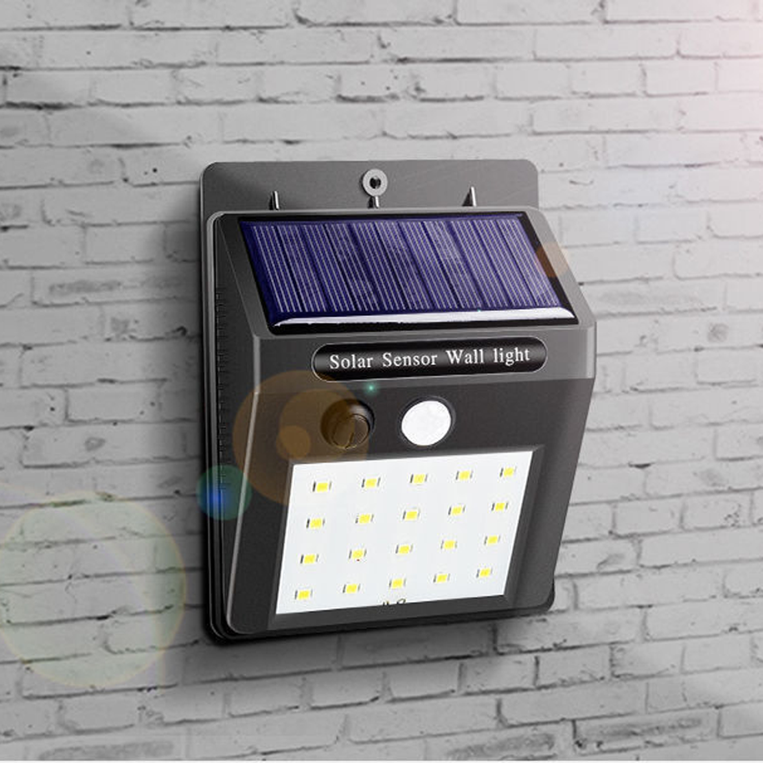 Solar lamp outdoor light with human body sensing 3