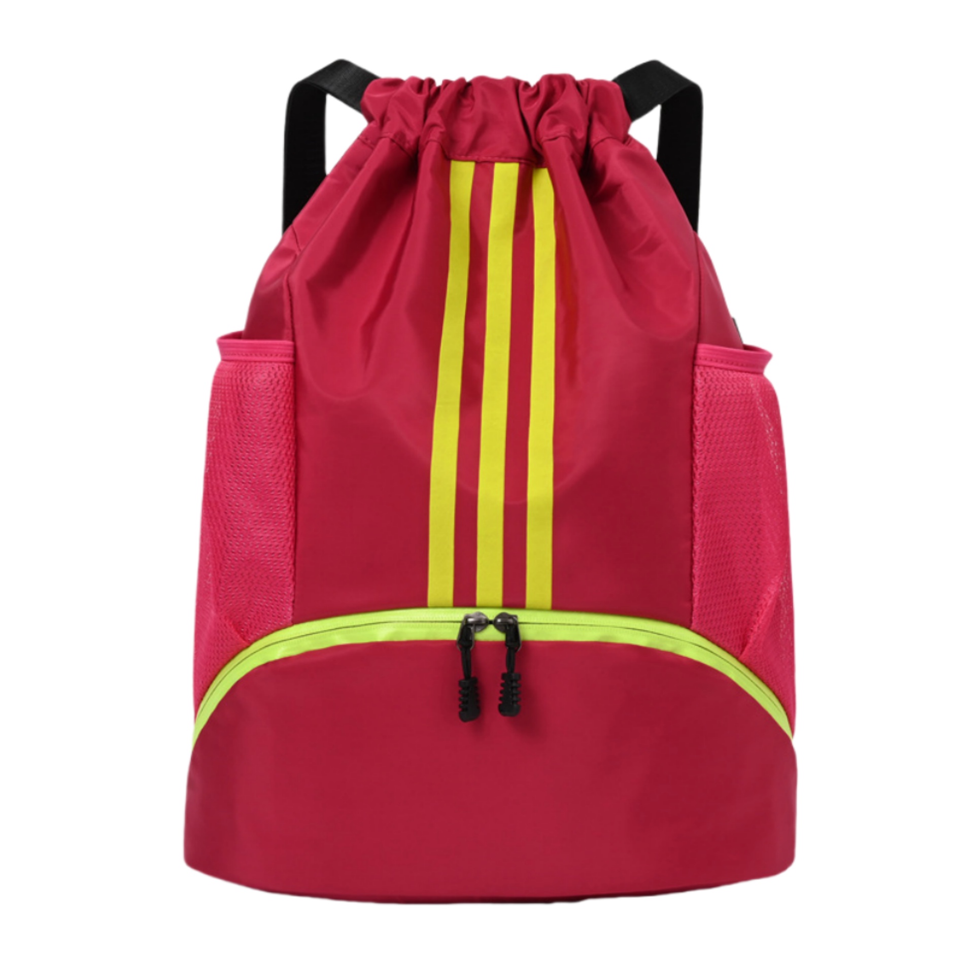 Sports Drawstring Backpack with Shoes Compartment 11