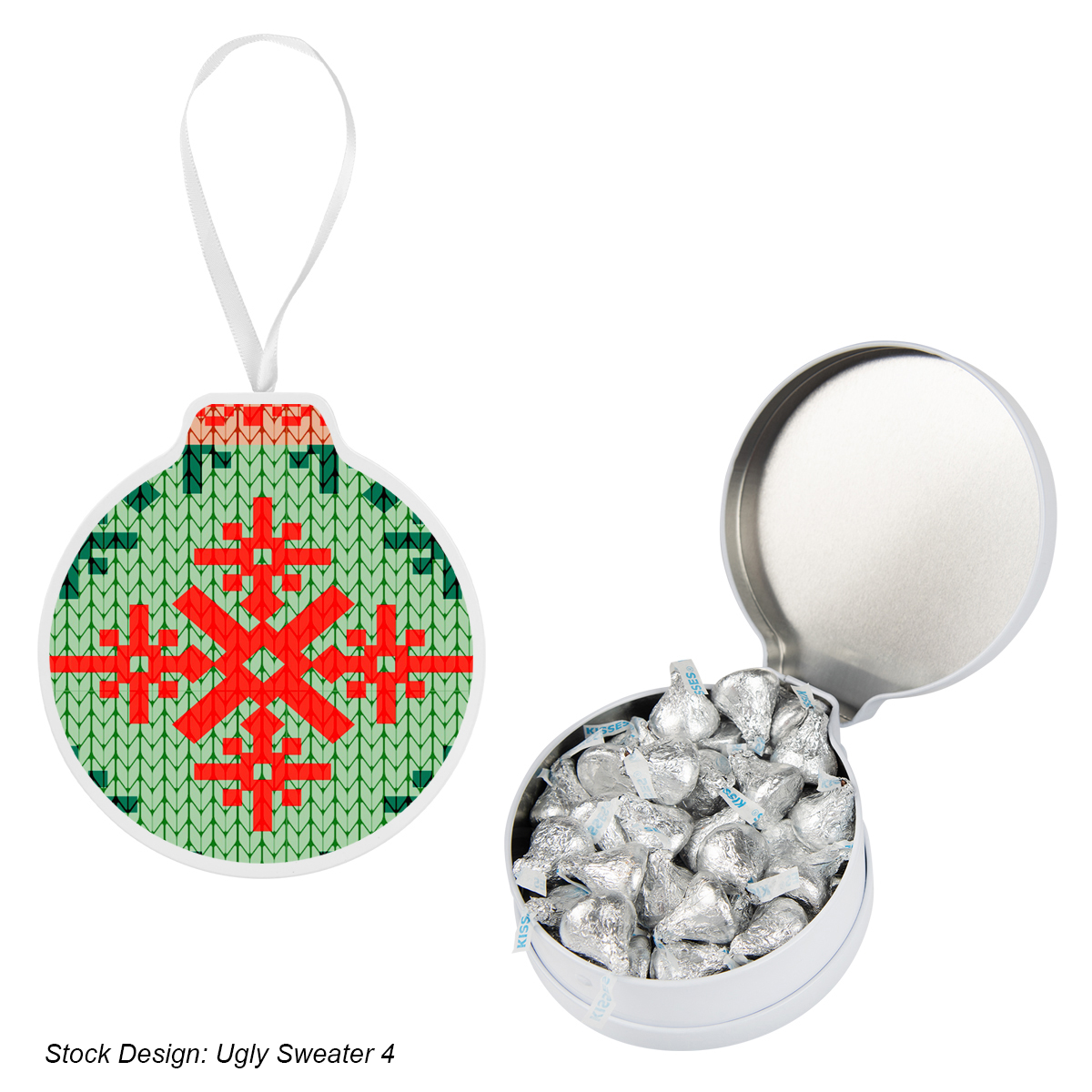FULL COLOR ORNAMENT TIN WITH CANDY 3