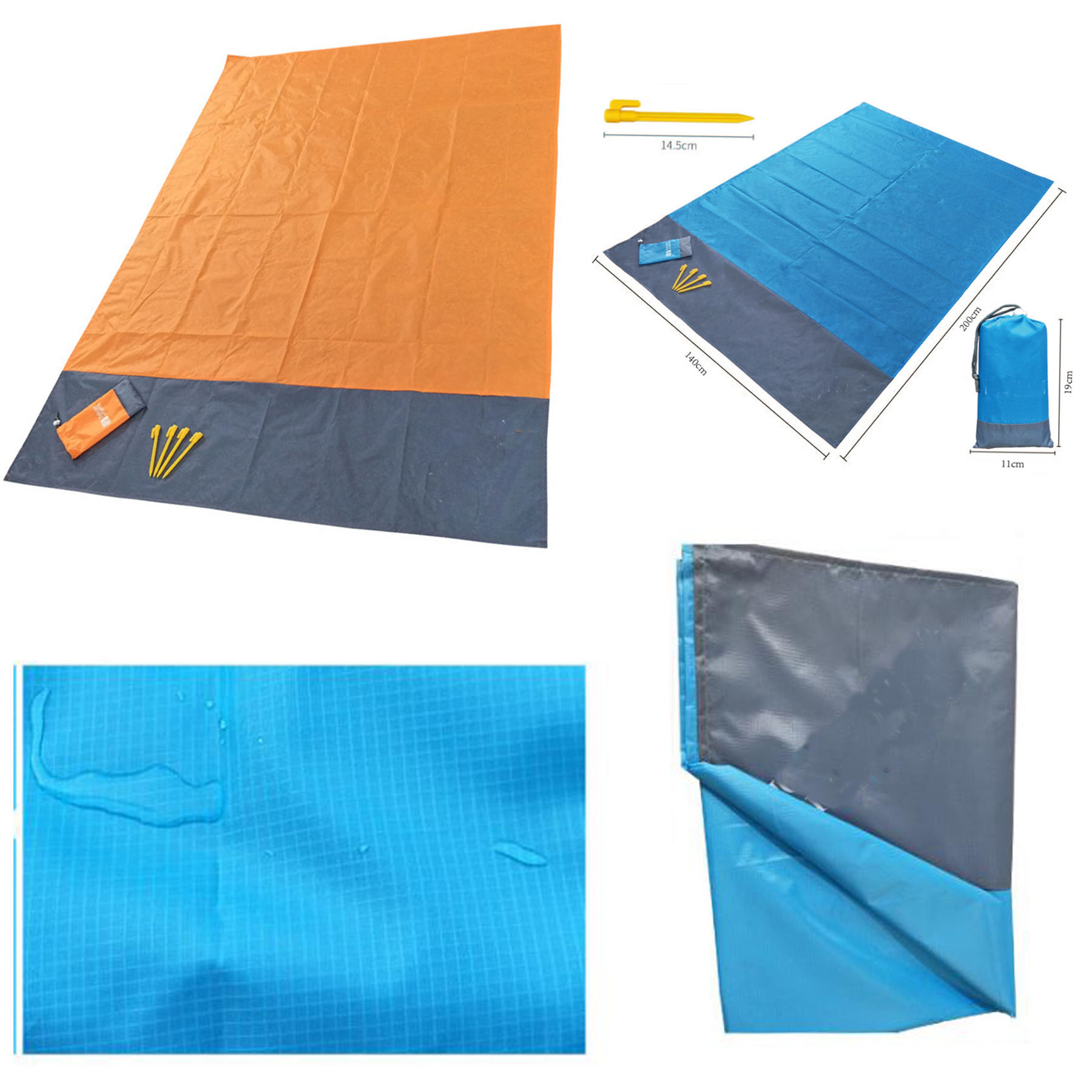 Foldable Lawn DampproofMat 2