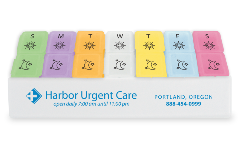 Jumbo Twice-A-Day Pill Tray