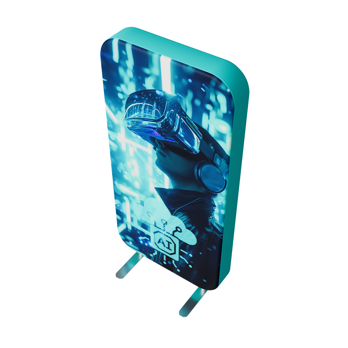 Mobile Phone Shape Display 5