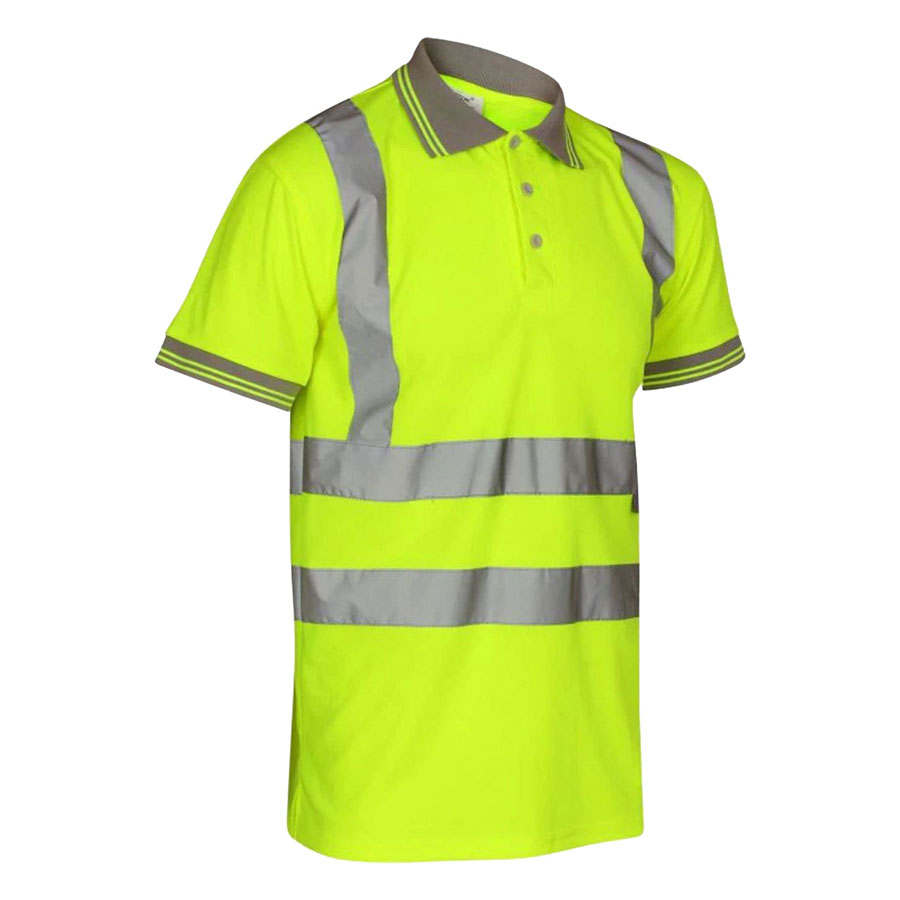 VISIPRO Short Sleeve Reflective Safety Polo with Pocket -