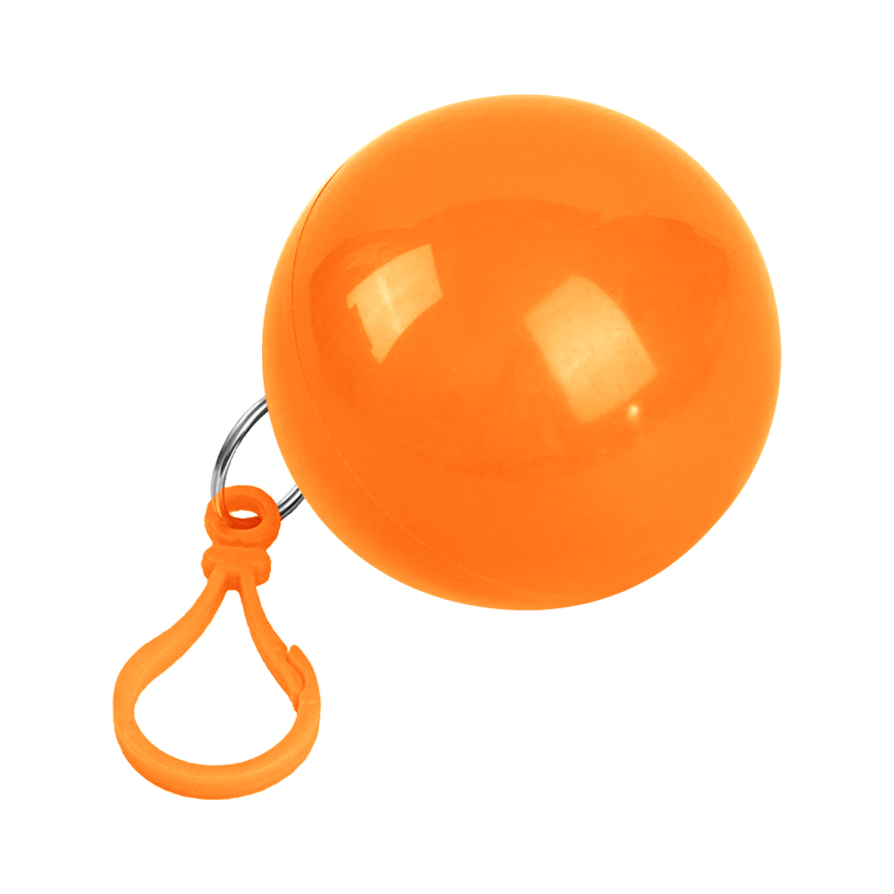 Disposable Raincoat With Ball Key Chain 1