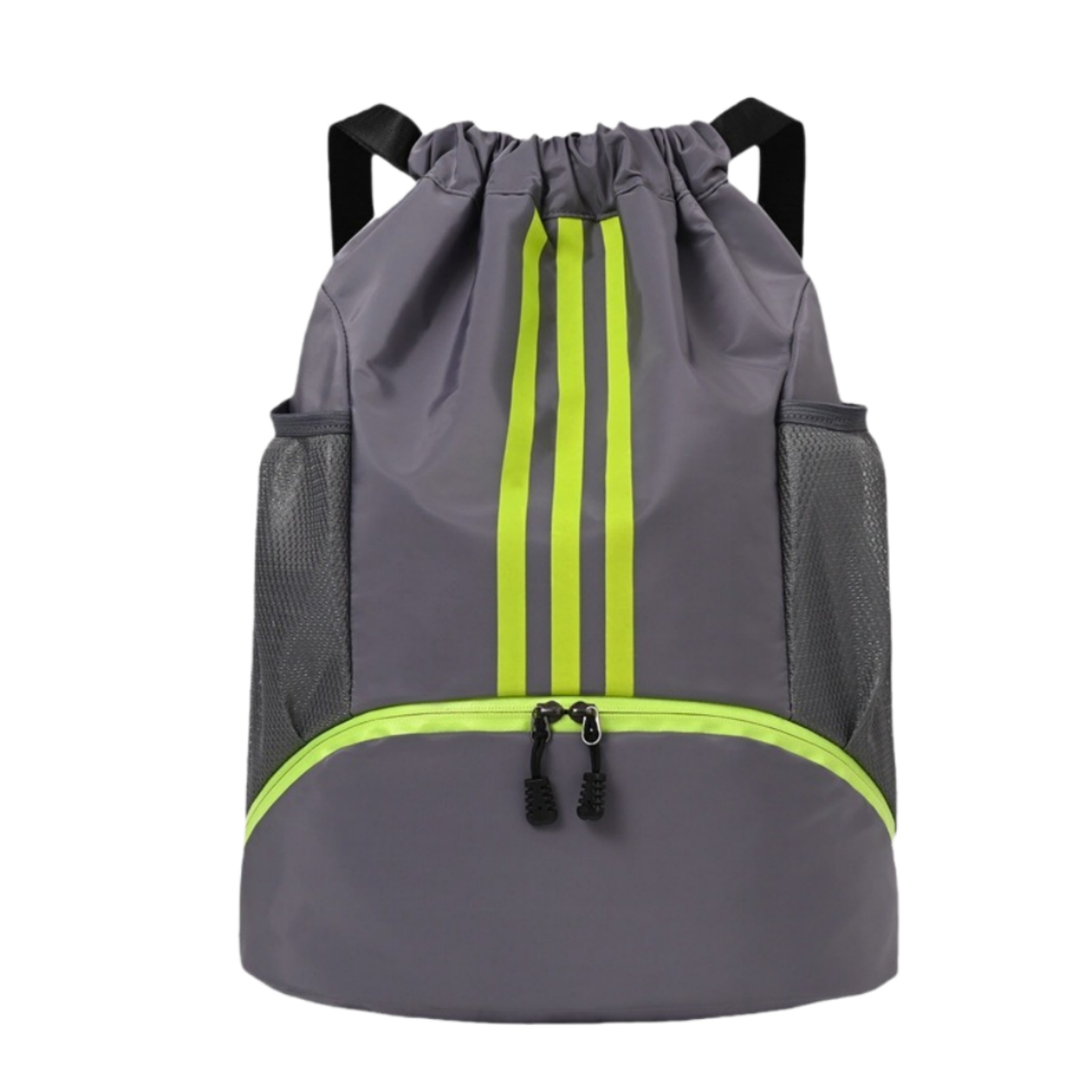 Sports Drawstring Backpack with Shoes Compartment 10