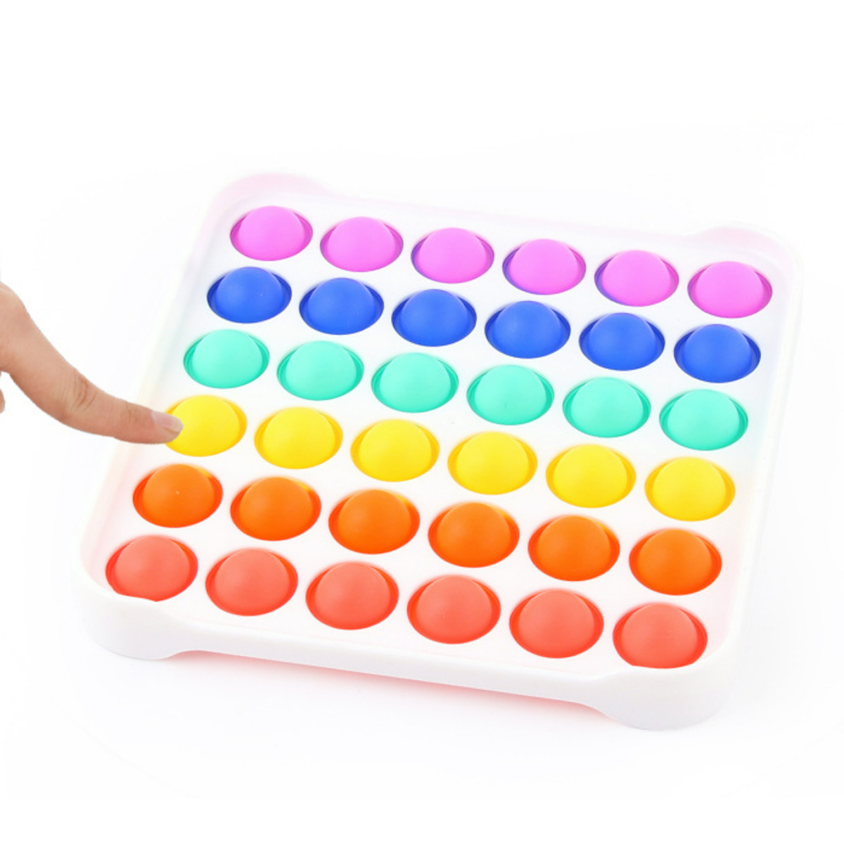 Rainbow Pop It Fidget Toy Sensory Stress Reliever 4