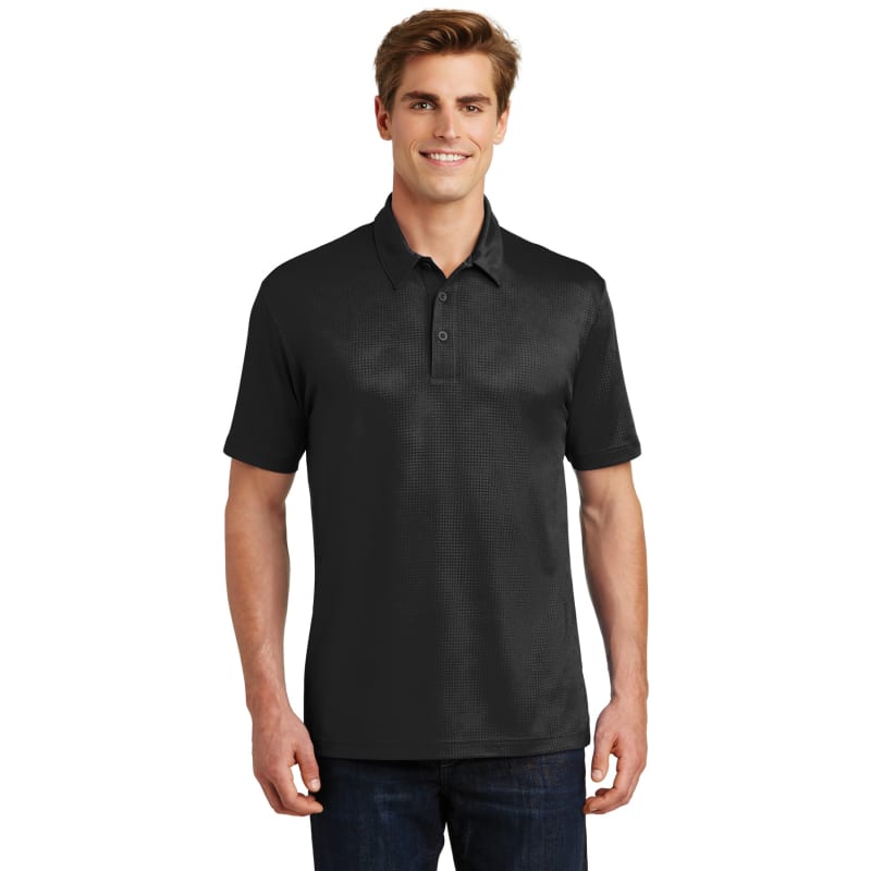 Sport-Tek Embossed PosiCharge Tough Polo . 7