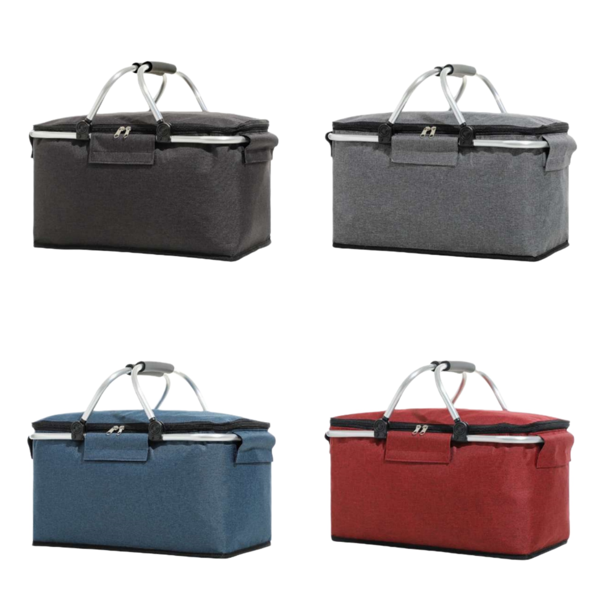 Collapsible Shopping Basket Insulated Cooler Bag 8