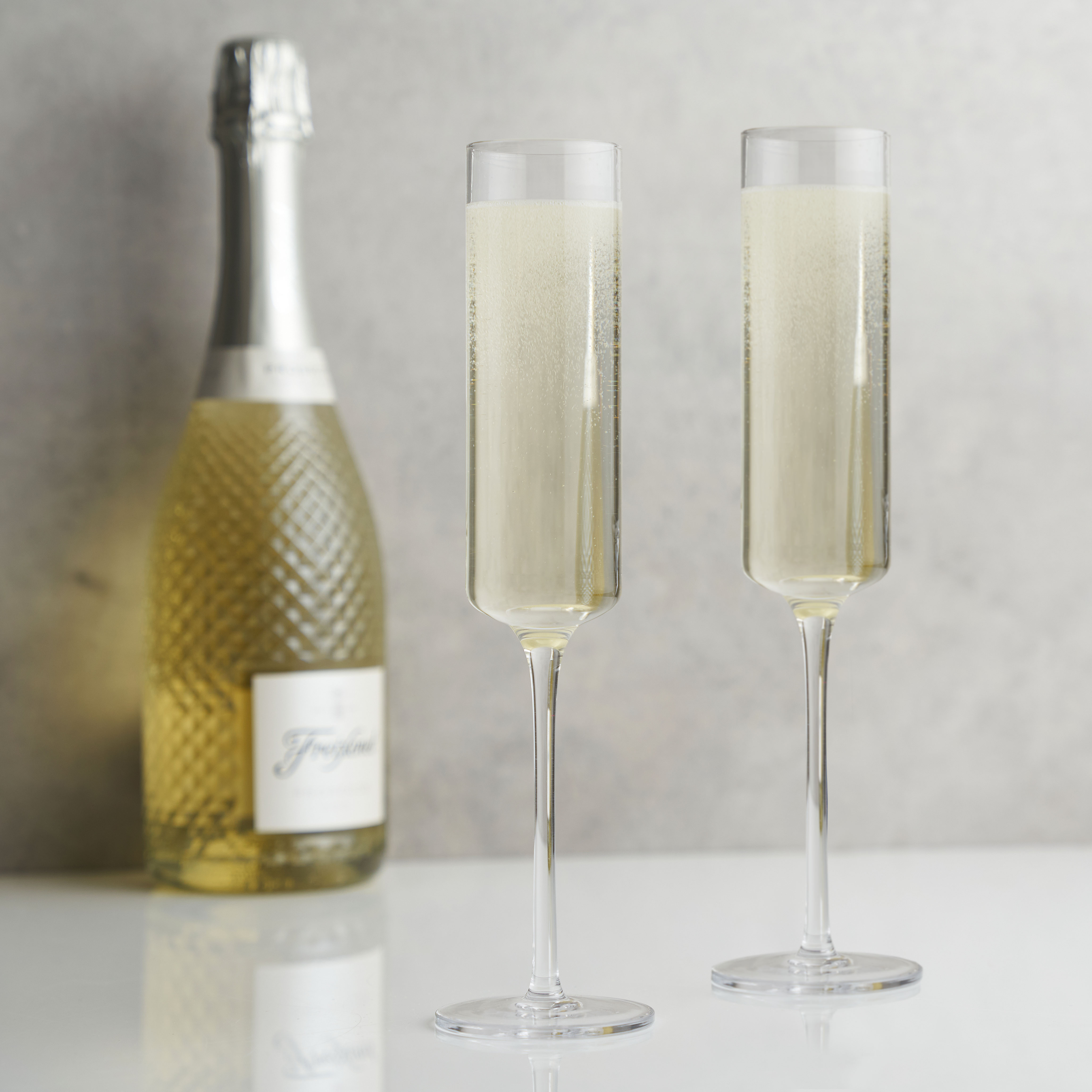 Viski® Laurel Champagne Flute, set of 2 6