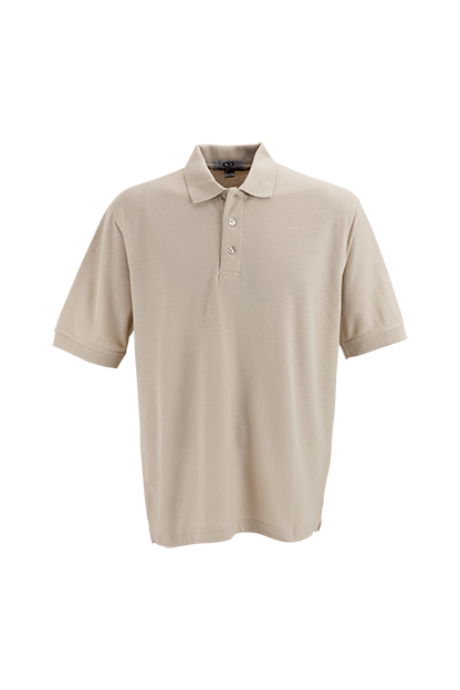 Soft-Blend Double-Tuck Pique Polo 122