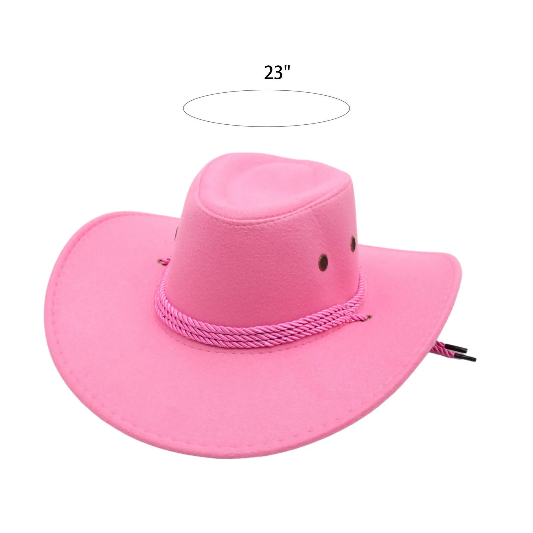 Faux Felt Cowboy Themed Party Hat 11