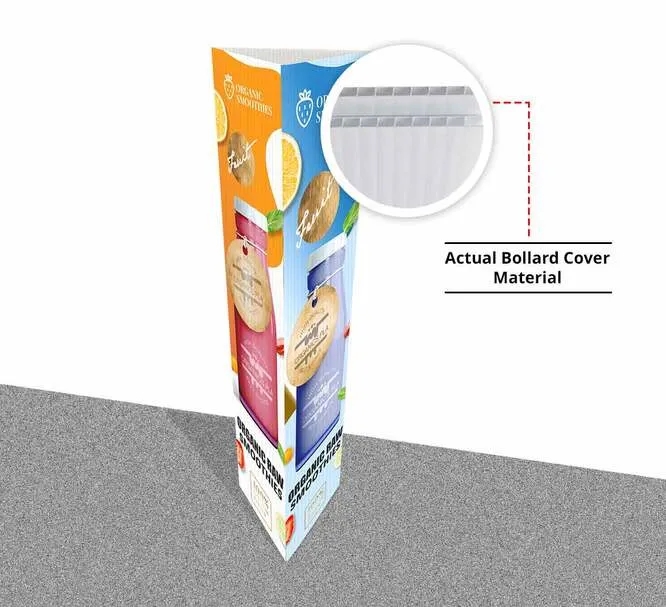 Bollard Covers - Triangle (3 Sided - 11" x 36") 4