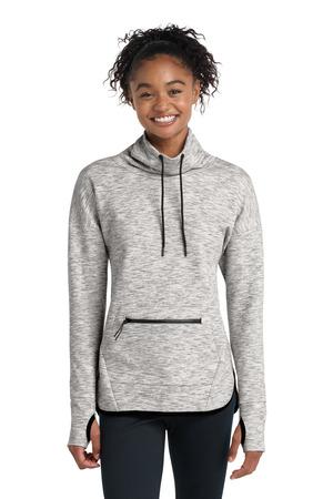 Sport-Tek Women's Triumph Cowl Neck Pullover LST280, custom hoodie or sweatshirt with logo imprint 32