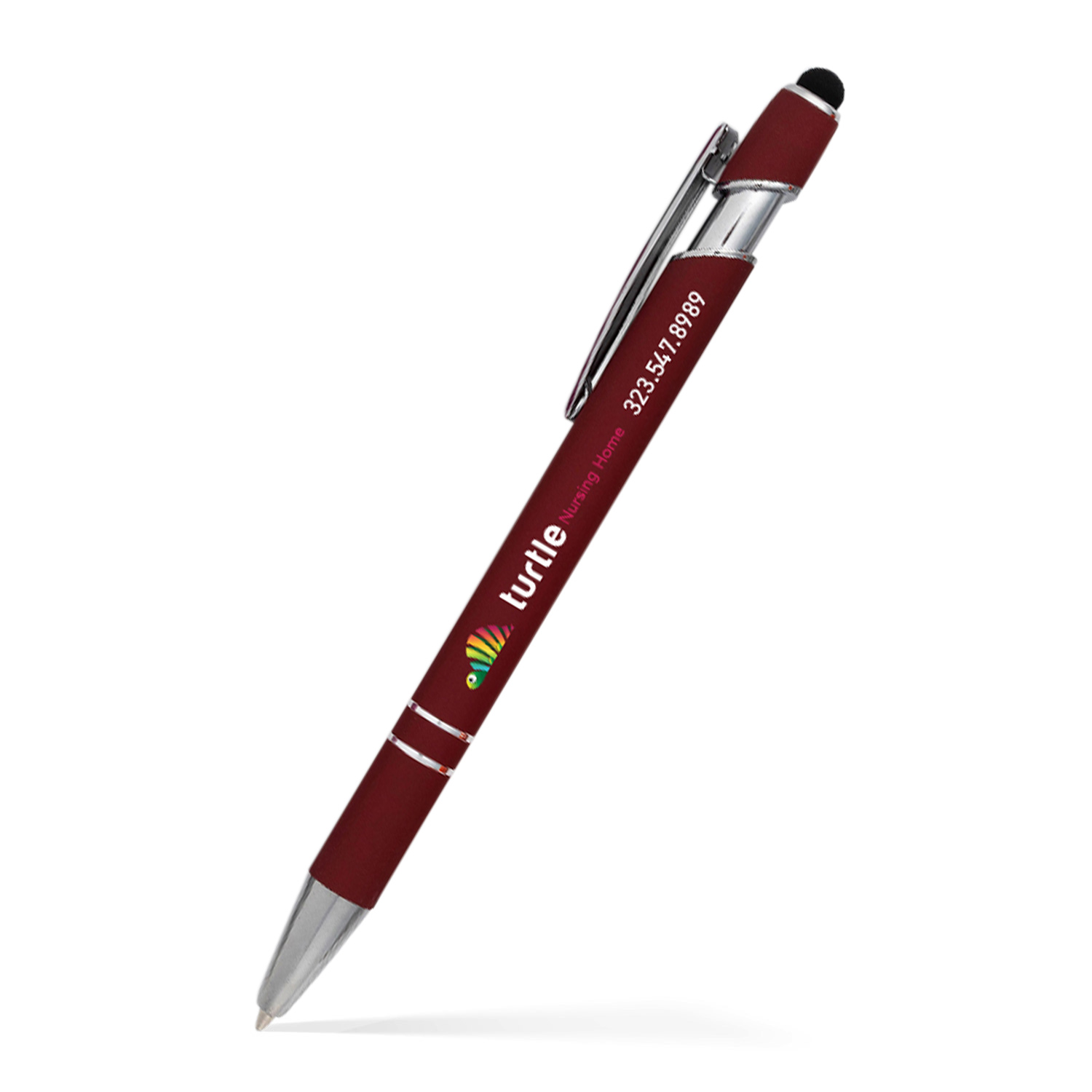 Alexandria Stylus Satin Soft Touch Click Metal Pen 15