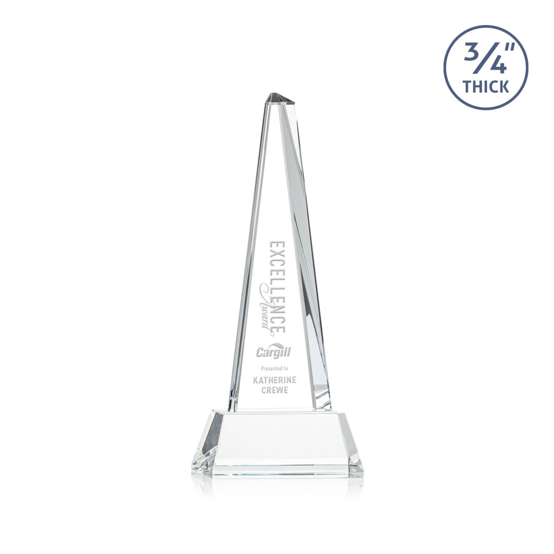 Majestic Tower Award on Newhaven Base - Clear