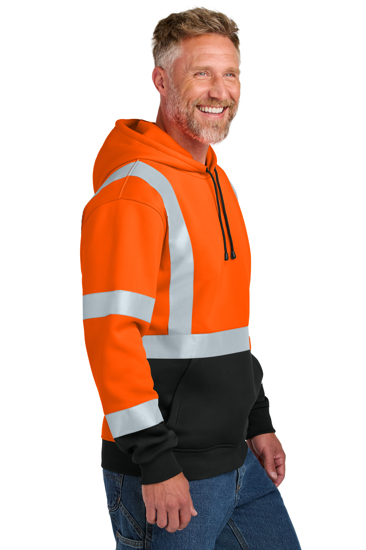 CornerStone ANSI 107 Class 3 Heavy-Duty Fleece Pullover Hoodie CSF301 3