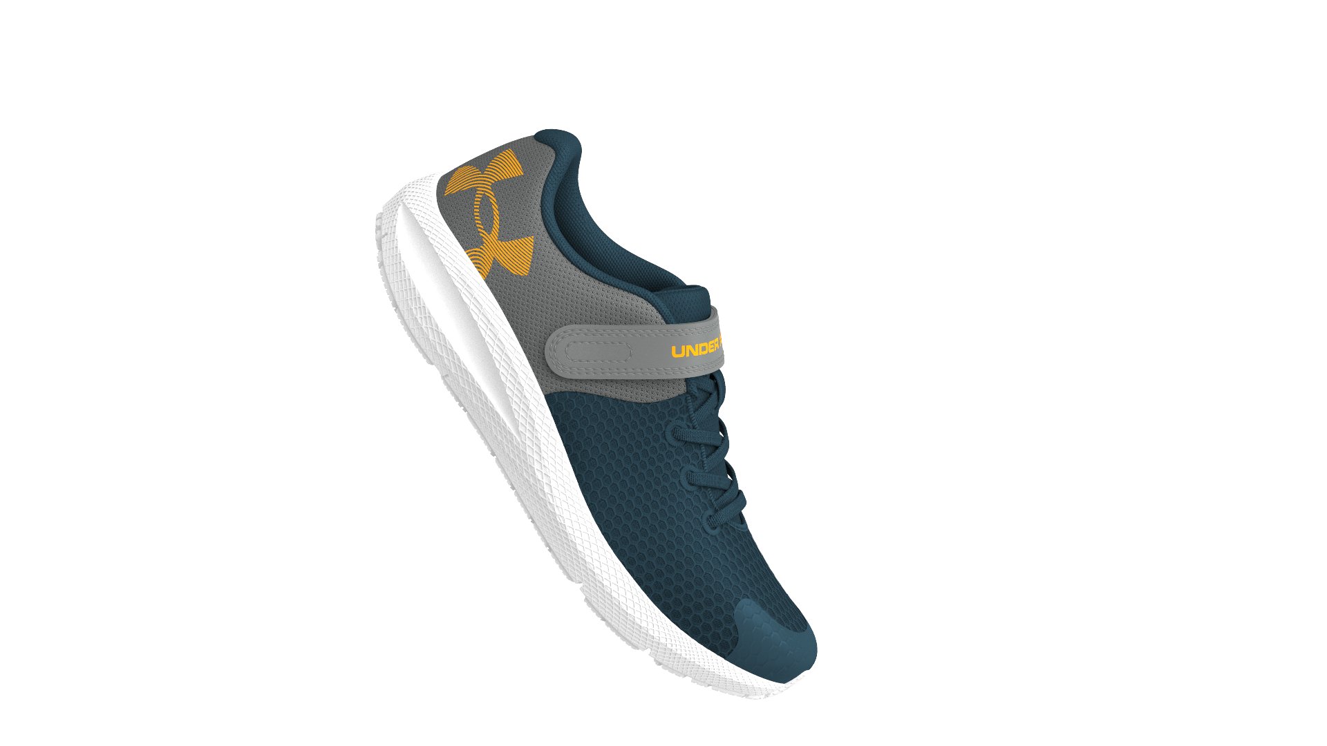 UA Pursuit 2 AC Big Logo Boys' Pre-School Running Shoes 3