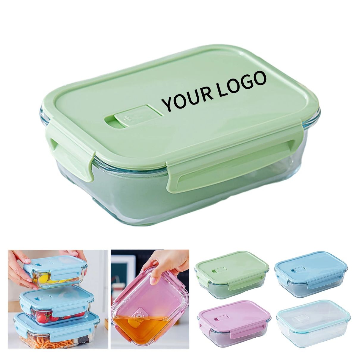 Portable Glass Lunch Box for Travel 2