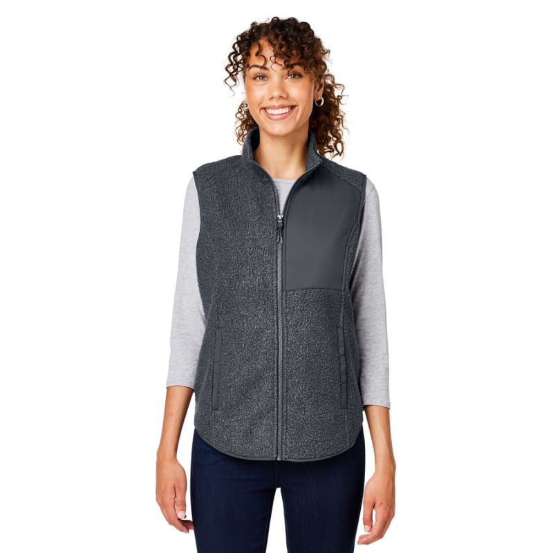 North End Ladies' Aura Sweater Fleece Vest 13