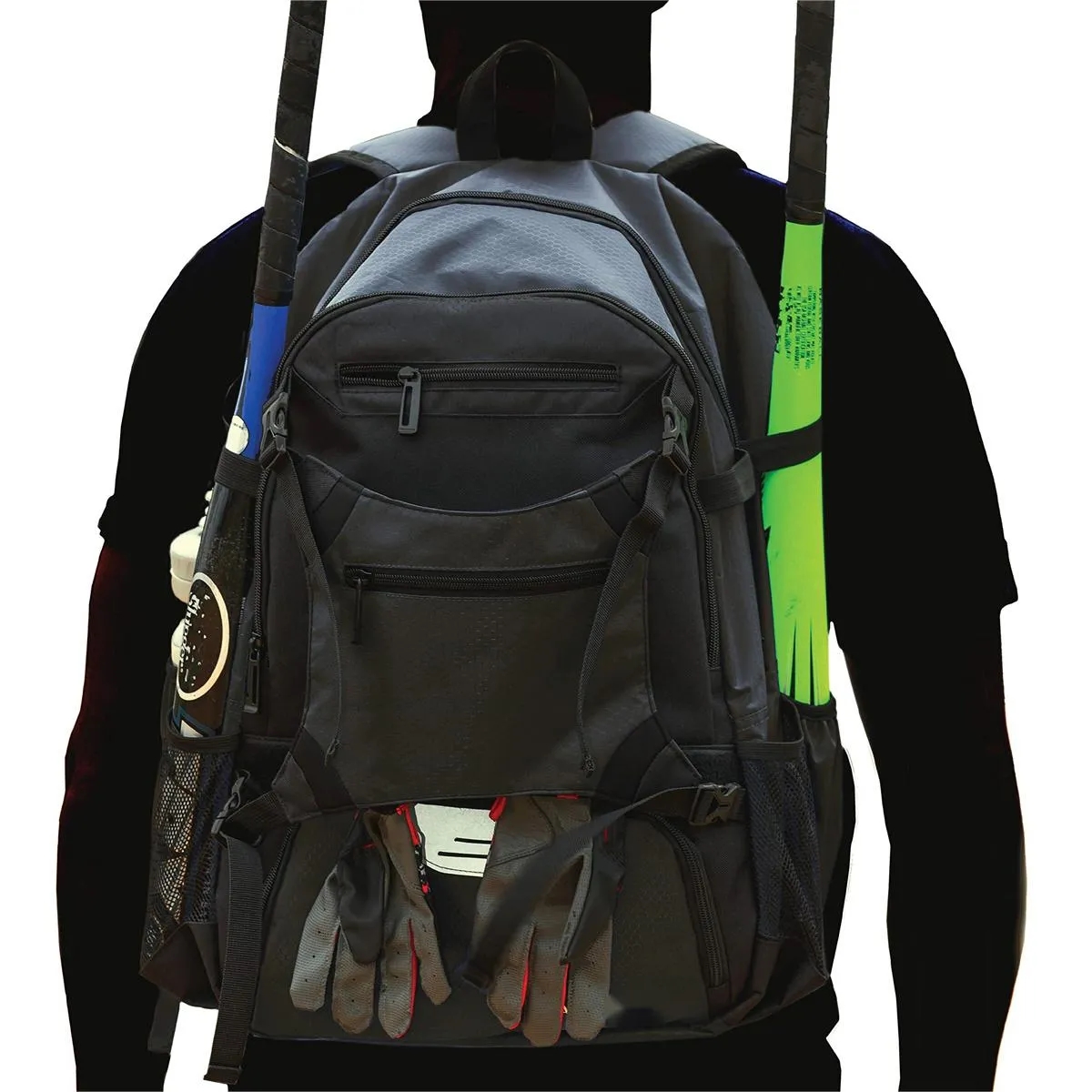 Baseball Backpack With External Helmet Holder 3
