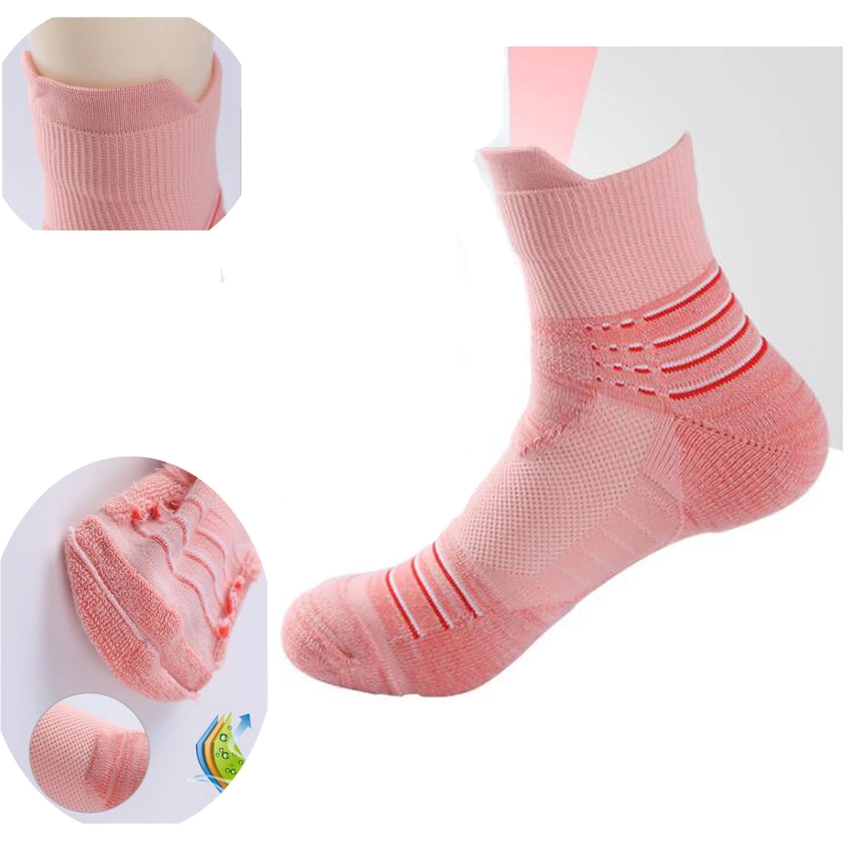 Athletic Socks,Ventilating Comfort Socks,Wool Circle Socks 2