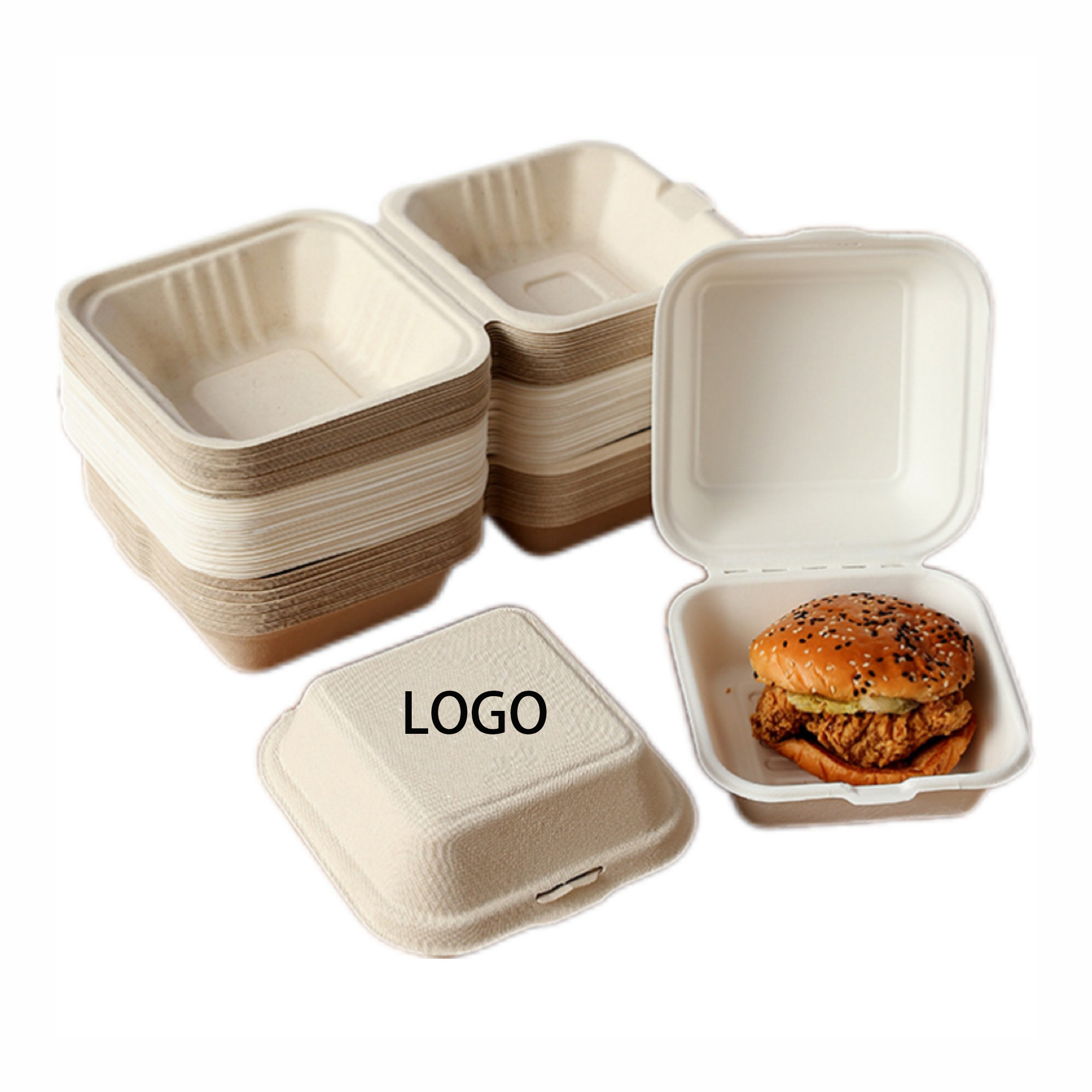 Disposable Burger Box MOQ 100pcs 3
