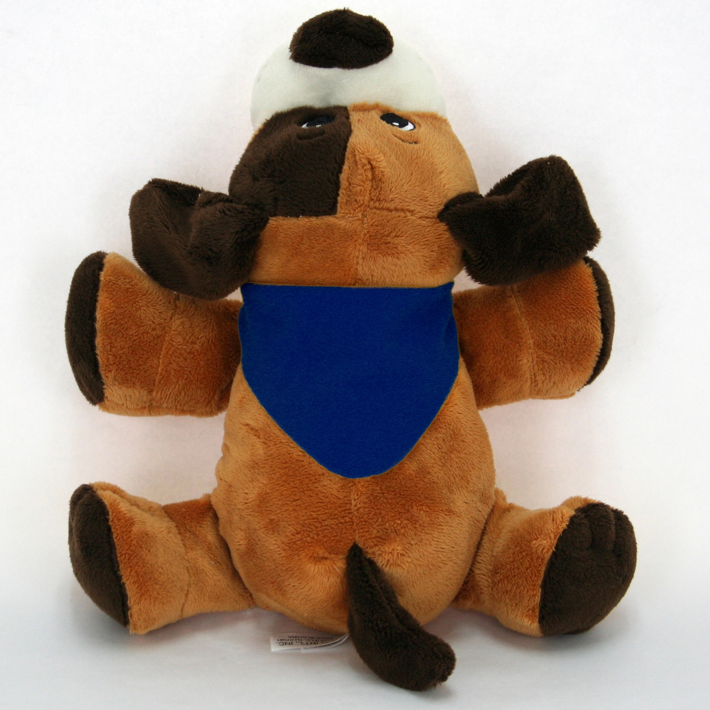 9" Laying Down Dog - Brown 3