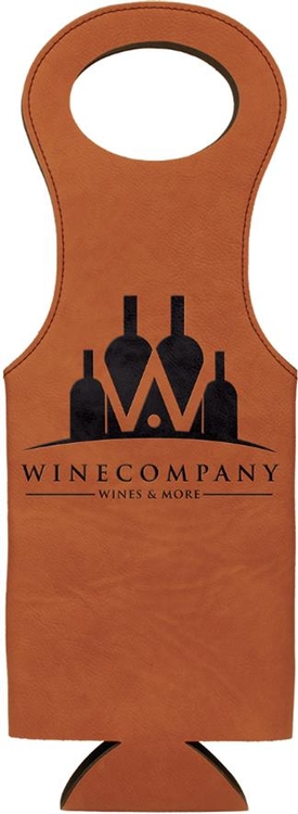 Rawhide Leatherette Wine Bag 2