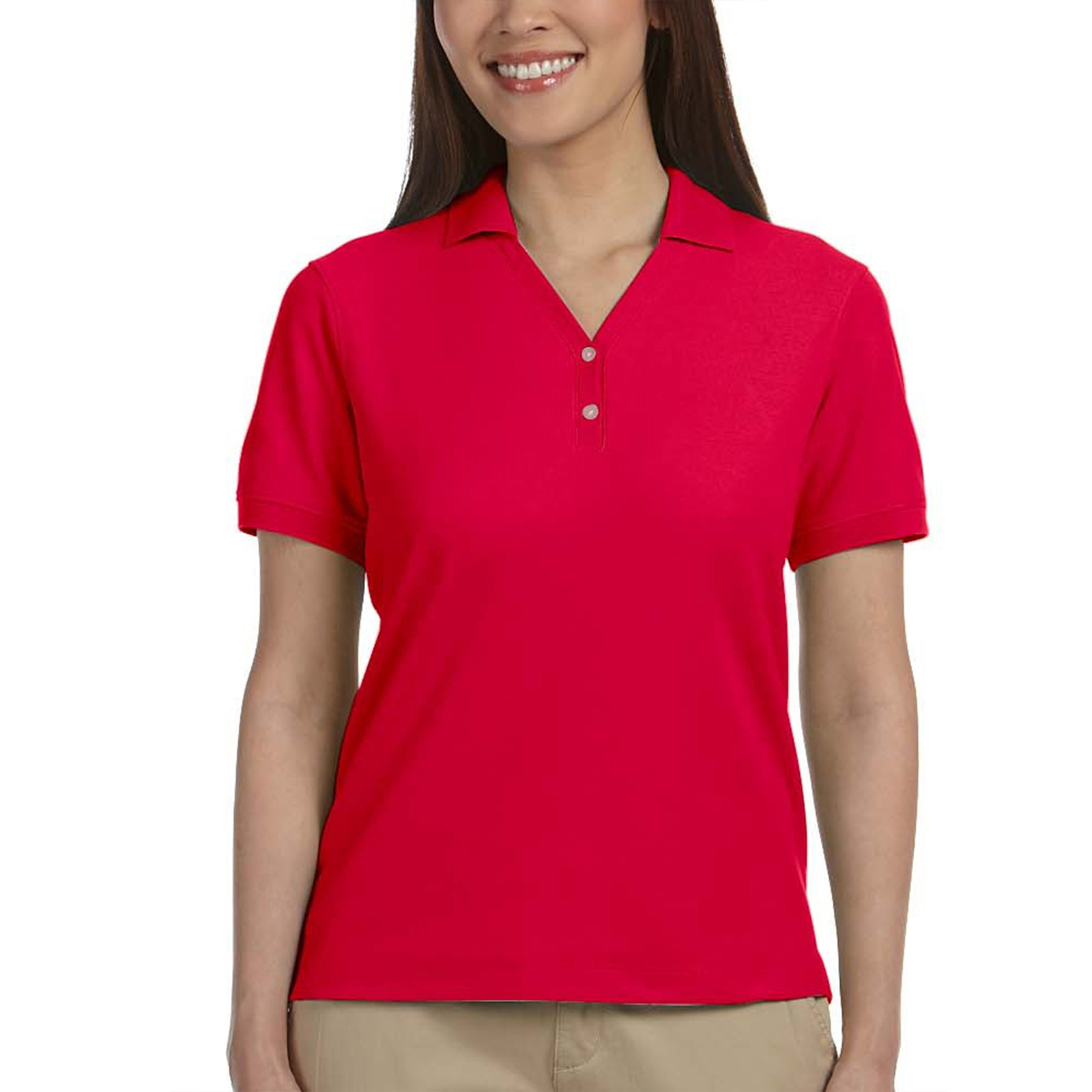 Devon & Jones® Ladies' Y-Collar Golf Polos 14