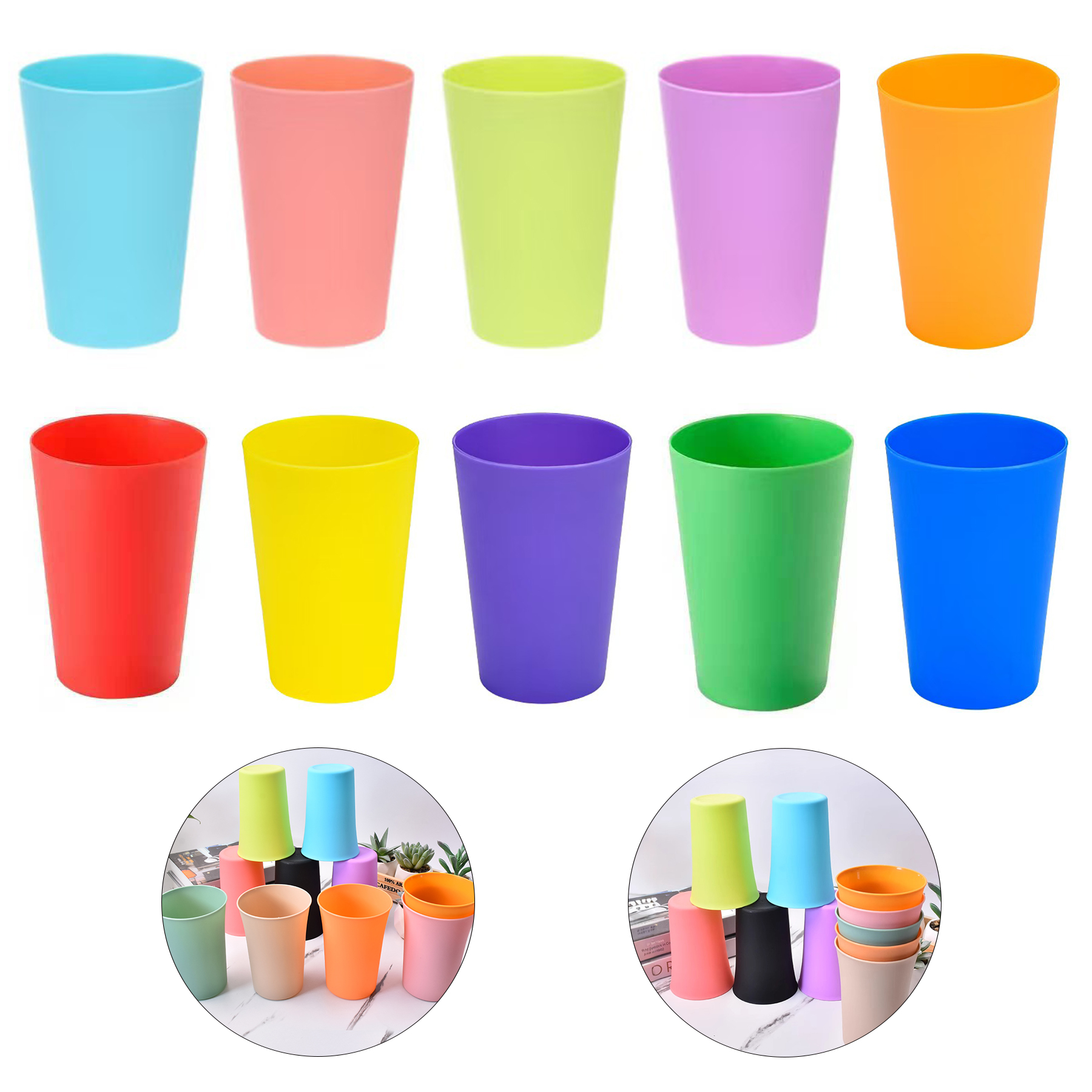 Reusable Plastic Drinking Cups 2