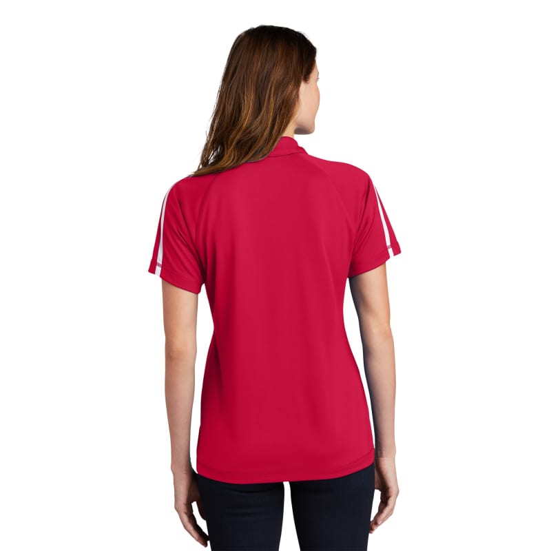 Sport-Tek Women's PosiCharge Micro-Mesh Colorblock Polo. 27
