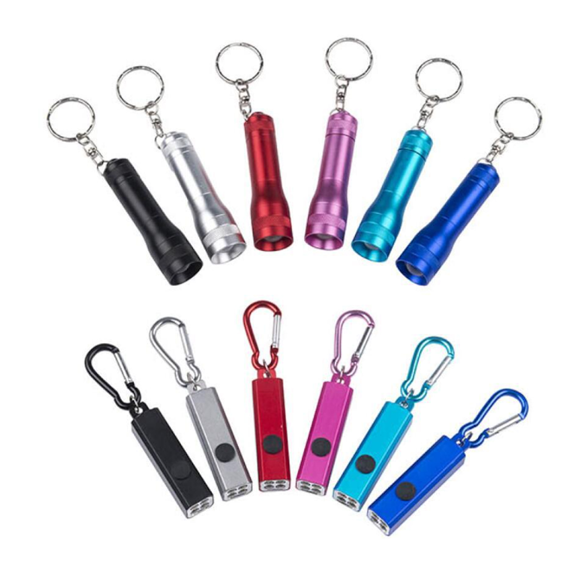 Mini LED Flashlight Keychain with Metal Body 4