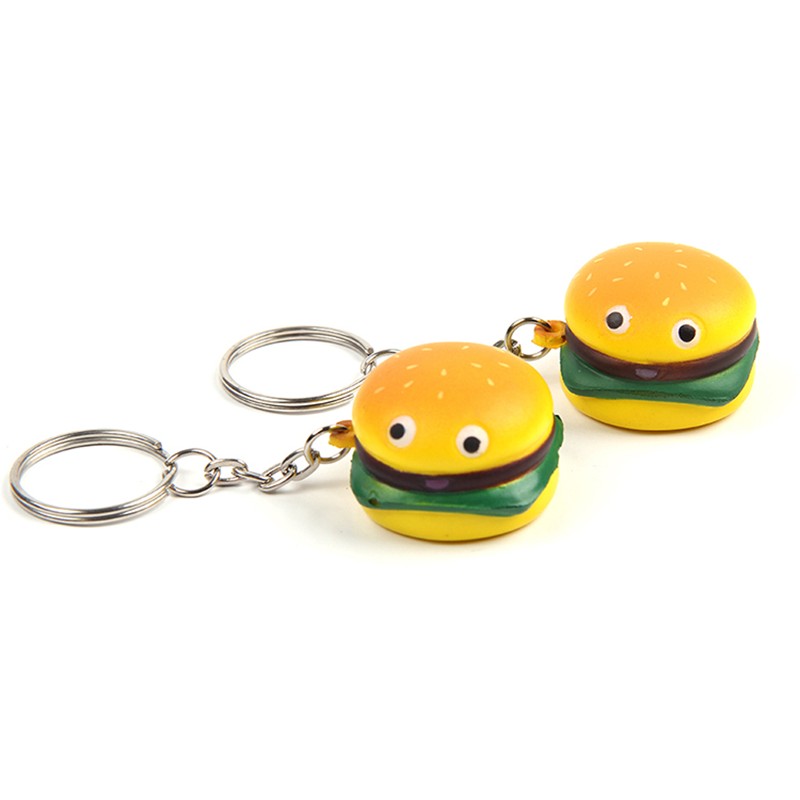 Creative Hamburger Keychain 5