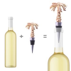 Stylish Golden Cactus Wine Cork Bottle Stopper 1