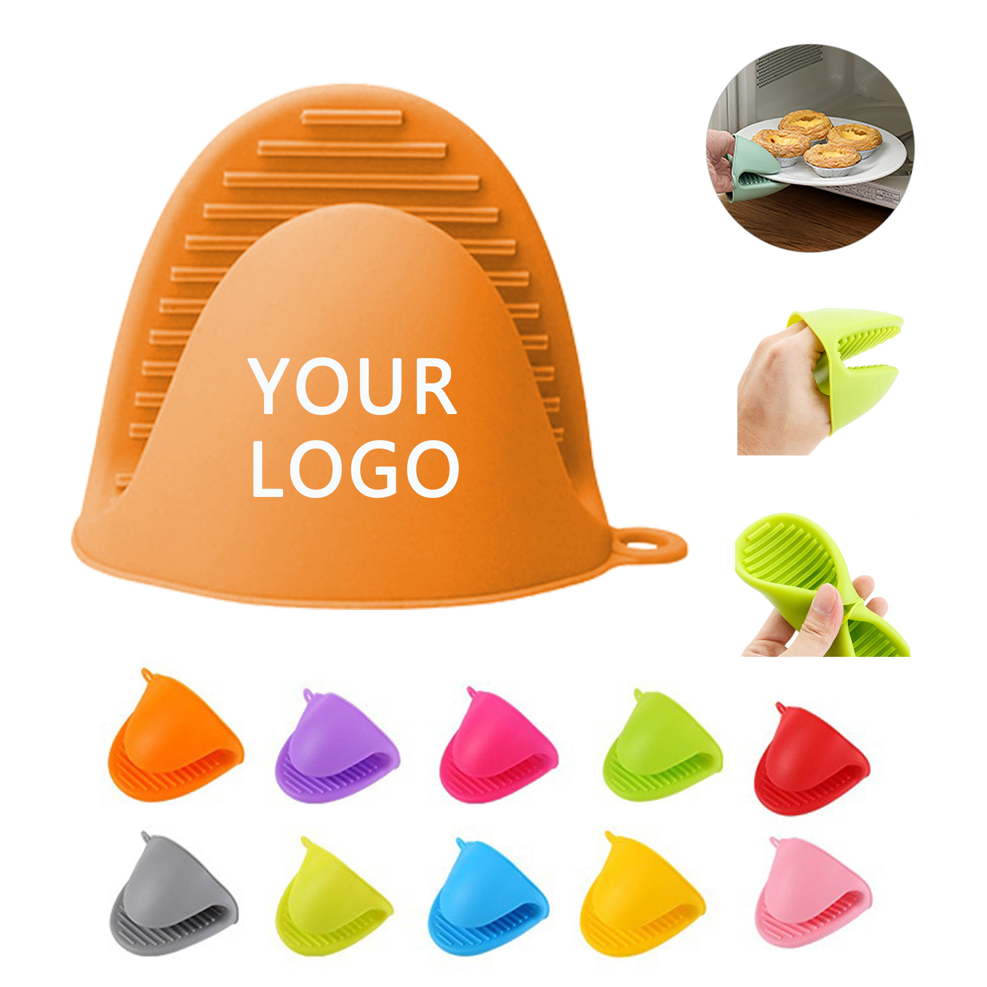 Heat-Resistant Silicone Oven Pot Durable Mitts 9