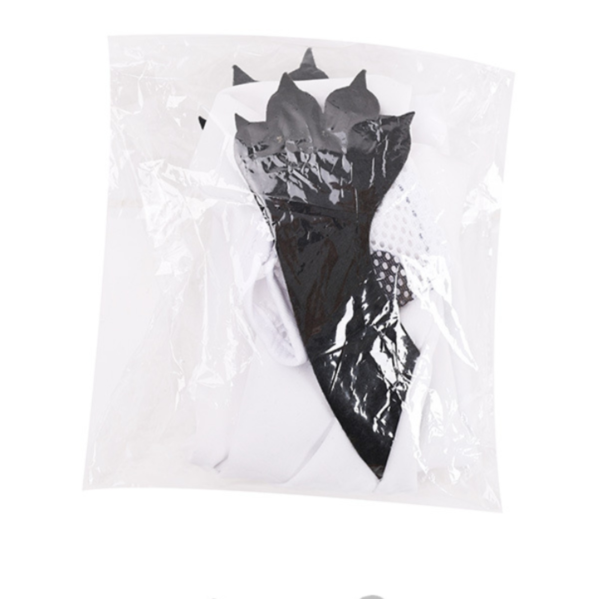 Pet Halloween ghost transformation costume 7