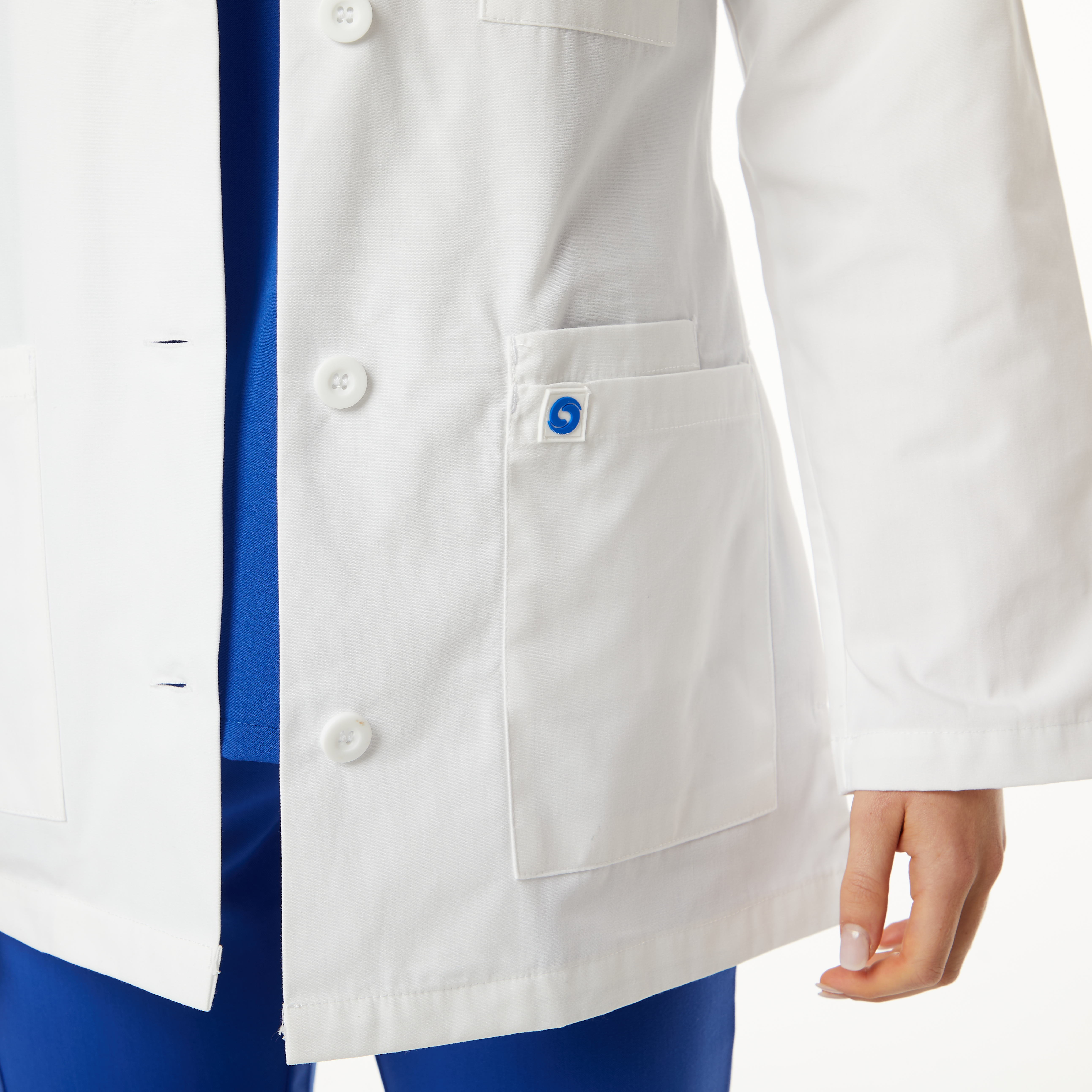 34" Ladies Antimicrobial Lab Coat 3