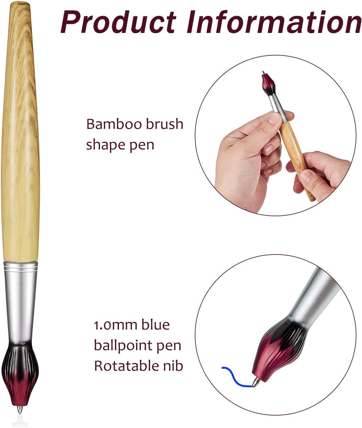 Bamboo Brush Shape Ballpoint Pe 2