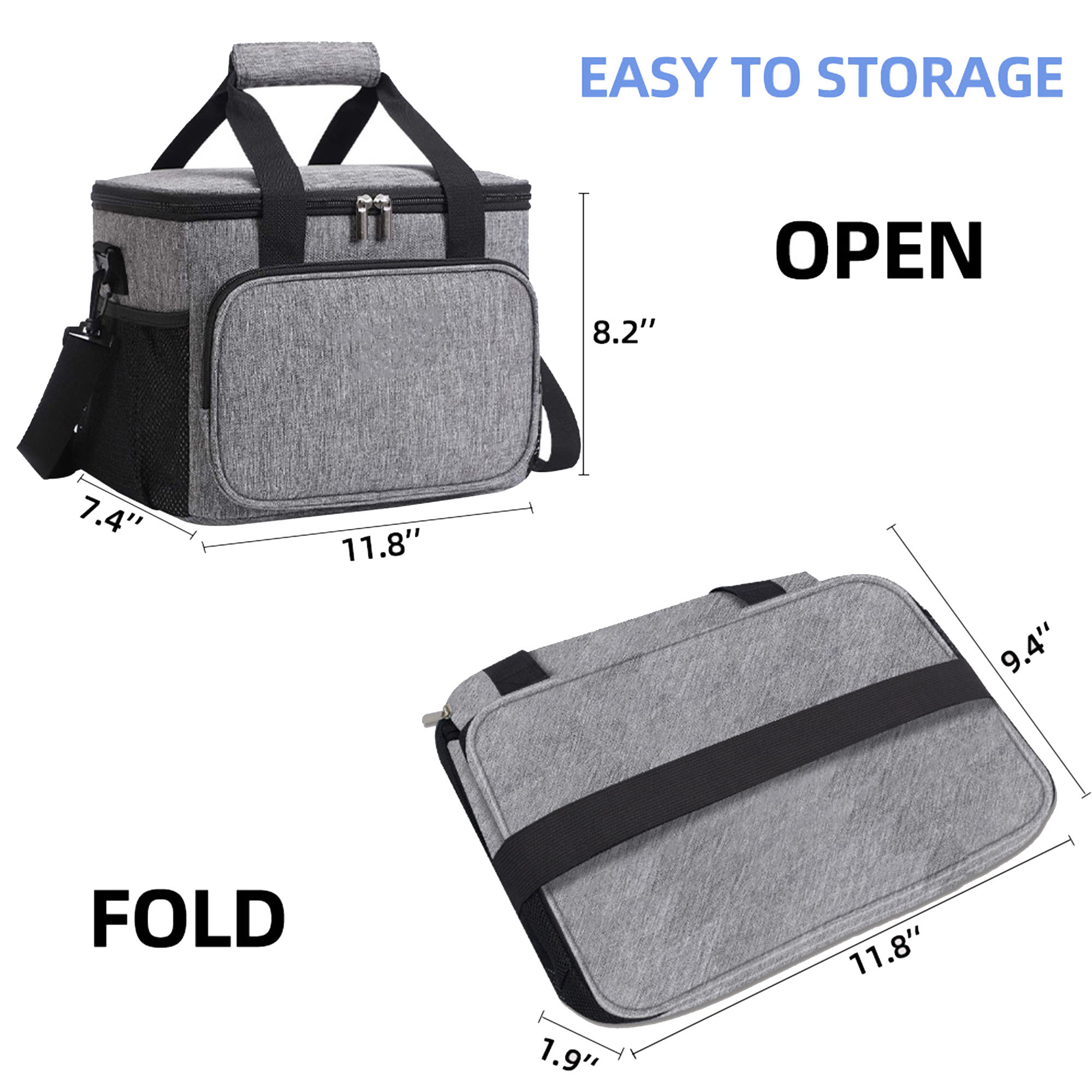 Insulated Thermal Lunch Cooler Bags Box for Women/Men 6